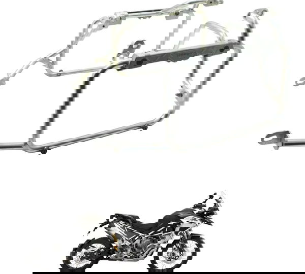 Afastador Alforge Triumph Tiger 1200 Rally Ex 22-26 Original Prateado