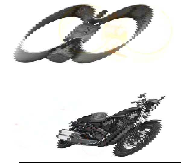 Abraçadeira Escape Harley Night Rod 07-11 Original