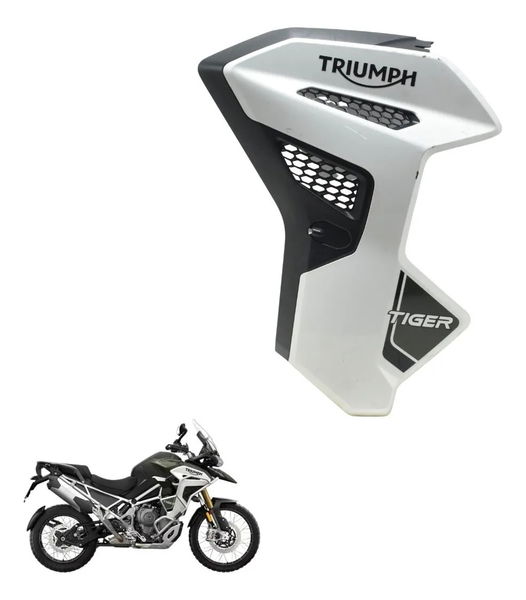 Carenagem Lateral Dir Det Triumph Tiger 1200 Rally Ex 22-26 Branco