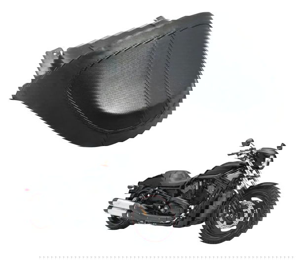 Banco Traseiro C/detalhes Harley Night Rod 07-11 Original Preto