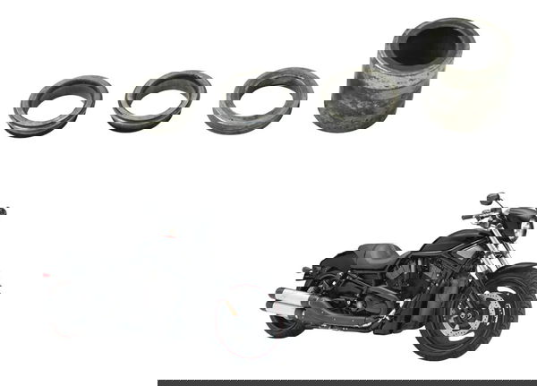 Bucha Eixo Roda Traseira Harley Night Rod 07-11 Original Prateado