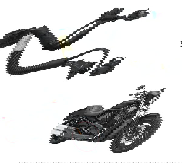 Chicote Injeção Harley Night Rod 07-11 Original Preto