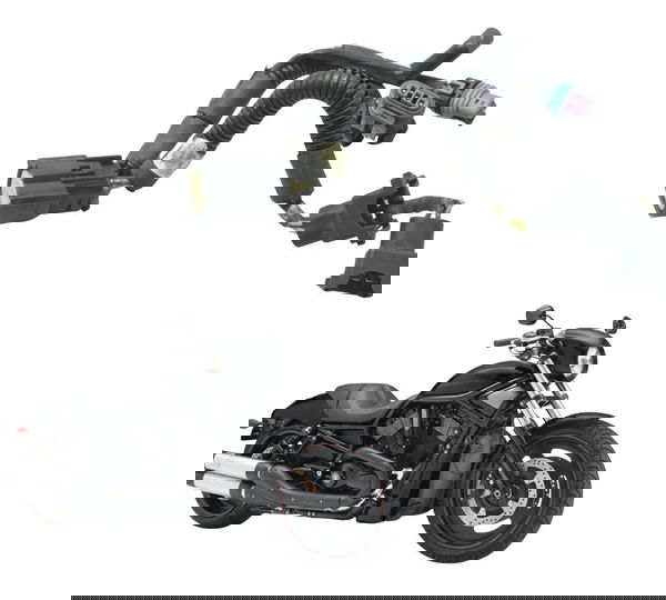 Chicote Injeção Harley Night Rod 07-11 Original Preto