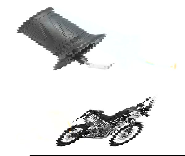 Manopla Esquerda C/ Aquece Triumph Tiger 1200 Rally Ex 22-26 Preto