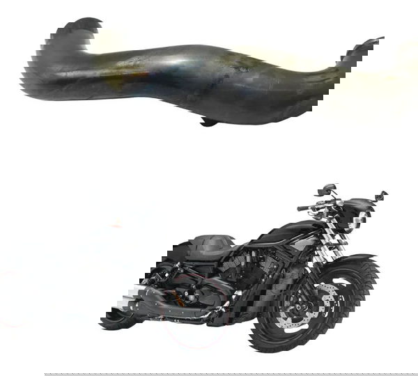 Curva Escape C/detalhe Harley Night Rod 07-11 Original