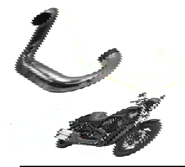 Curva Escape Traseira Harley Night Rod 07-11 Original