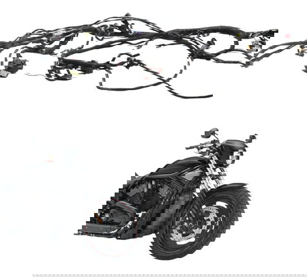 Chicote Principal C/detalhes Harley Night Rod 07-11 Original