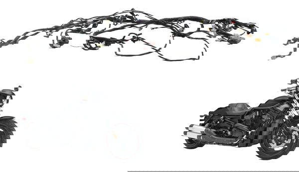 Chicote Principal C/detalhes Harley Night Rod 07-11 Original