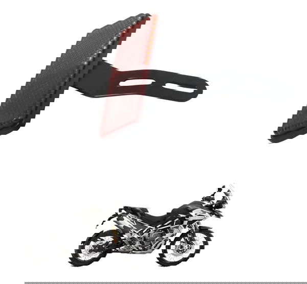 Refletor Olho Gato Triumph Tiger 1200 Rally Ex 22-26 Origina Vermelho