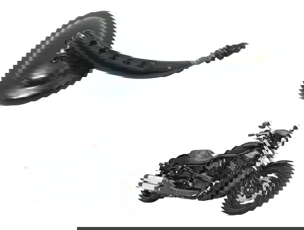 Espelho Retrovisor Esquerdo C/detal Harley Night Rod 07-11