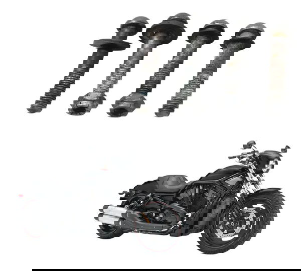 Jogo Parafuso Amortecedor Traseiro Harley Night Rod 07-11