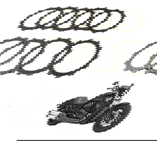 Jogo Disco Embreagem Harley Night Rod 07-11 Original