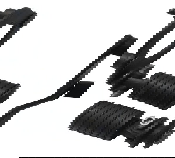 Kit Suporte Pedaleira Tras Paralelo Harley Night Rod 07-11 Preto