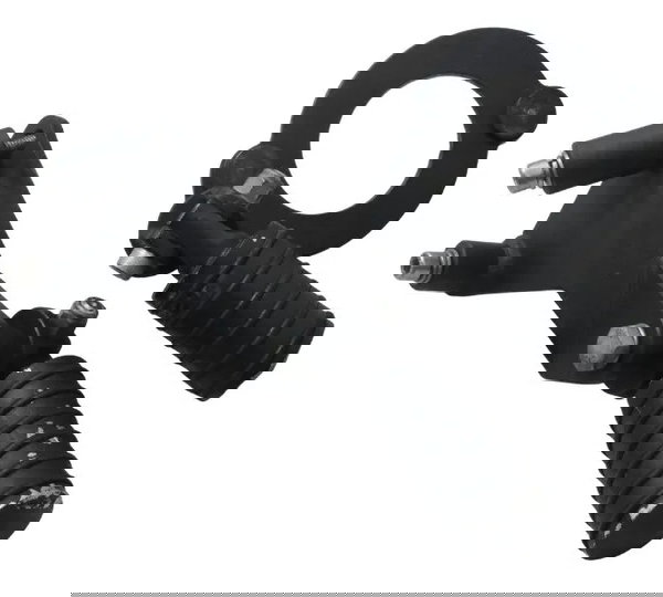 Kit Suporte Pedaleira Tras Paralelo Harley Night Rod 07-11 Preto