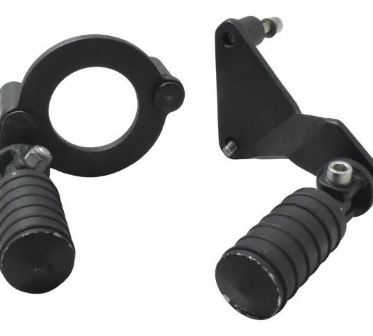 Kit Suporte Pedaleira Tras Paralelo Harley Night Rod 07-11 Preto