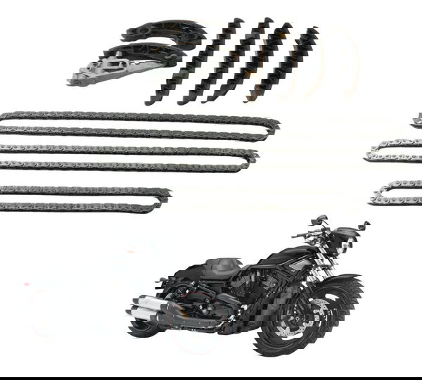 Kit Guia Tensor Corrente Comando Harley Night Rod 07-11 Orig