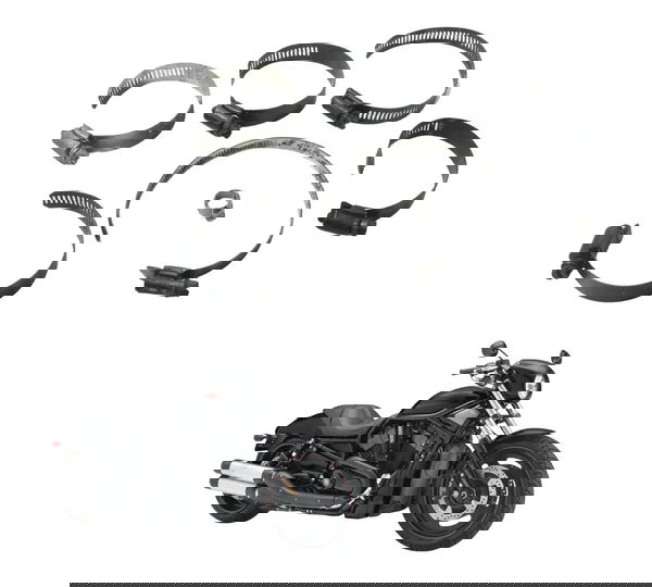 Kit Abraçadeiras Harley Night Rod 07-11 Original