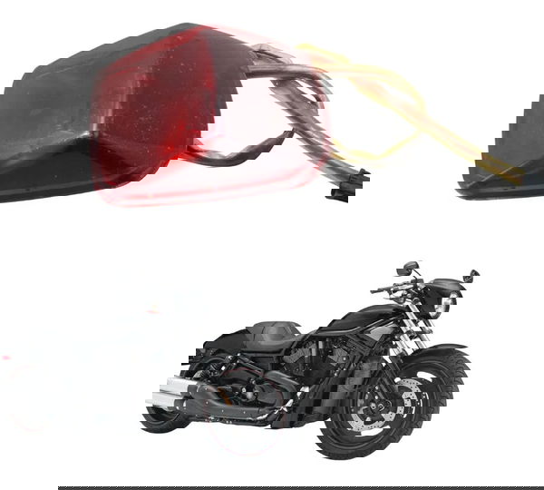 Lanterna Traseira Harley Night Rod 07-11 Original Ambos Lados Vermelho