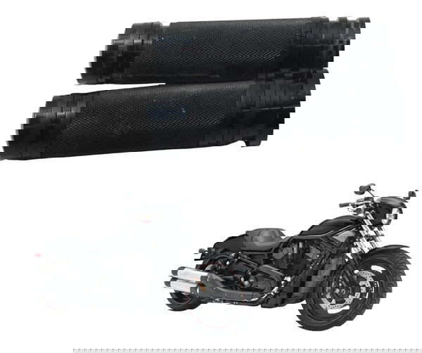 Par Manopla C/detalhes Harley Night Rod 07-11 Preto