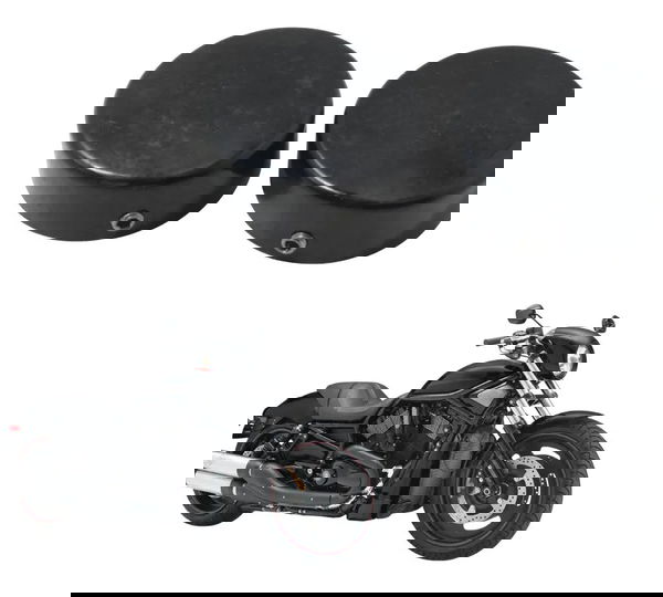 Par Capa Quadro Elástico Harley Night Rod 07-11 Original