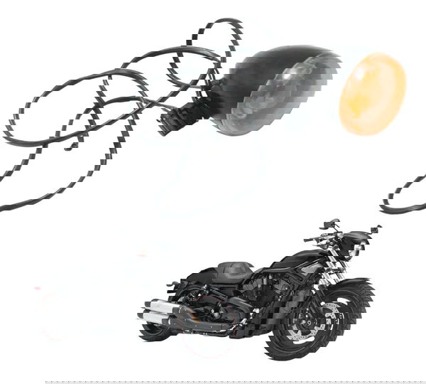 Pisca Dianteiro C/detalhes Harley Night Rod 07-11 Original Laranja