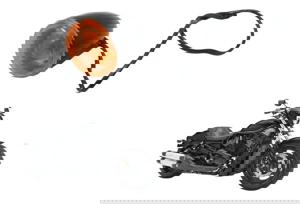 Pisca Dianteiro S/plug Harley Night Rod 07-11 Original Laranja