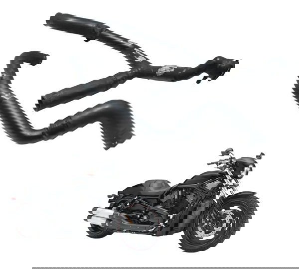 Par Mangueira Radiador C/detal Harley Night Rod 07-11 Origi