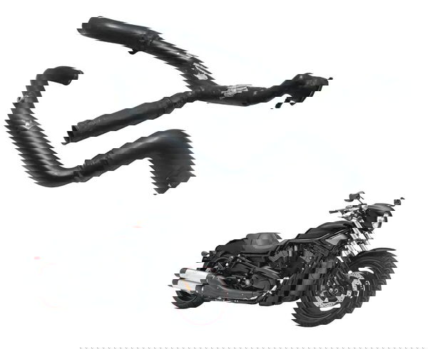 Par Mangueira Radiador C/detal Harley Night Rod 07-11 Origi