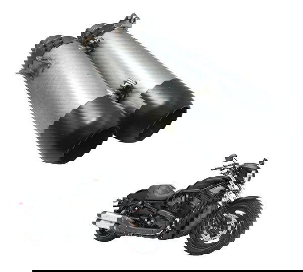 Par Ponteira Escape Harley Night Rod 07-11 Original