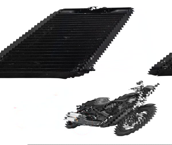 Radiador C/detalhes Harley Night Rod 07-11 Original