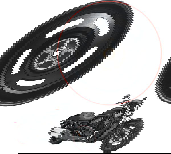 Roda Traseira Harley Night Rod 07-11 Original Preto