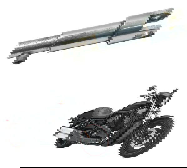 Suporte Pedaleira Direita Harley Night Rod 07-11 Original Prateado