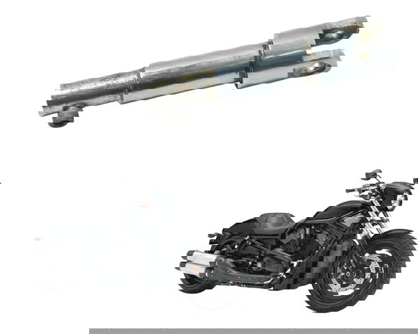 Suporte Pedaleira Direita Harley Night Rod 07-11 Original Prateado