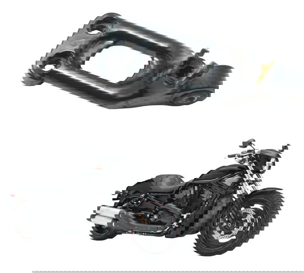 Suporte Pedaleira Traseira Direita Harley Night Rod 07-11 Preto