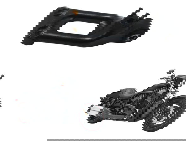 Suporte Pedaleira Traseira Direita Harley Night Rod 07-11 Preto