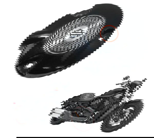 Tampa Acabamento Acionador Embreagem Harley Night Rod 07-11 Preto