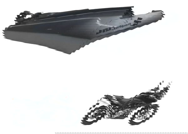 Carenagem Rabeta Esq C/ Avaria Suzuki Dl 1000 V-strom 05-11 Cinza-escuro