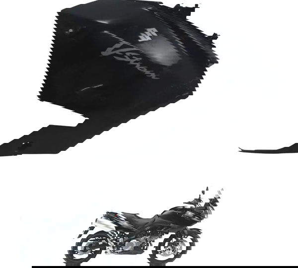 Carenagem Lateral Dir C/ Avaria Suzuki Dl 1000 V-strom 05-11 Preto