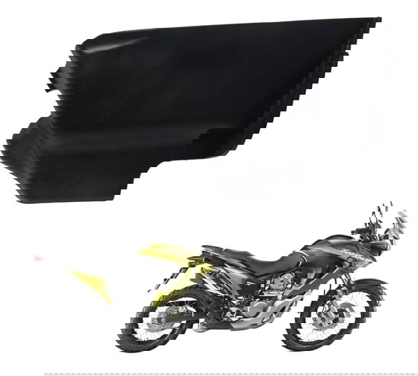 Acabamento Radiador Direito Honda Xl 700v Transalp 11-14 Ori Preto