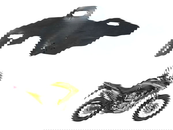 Borracha Acabamento Honda Xl 700v Transalp 11-14 Original