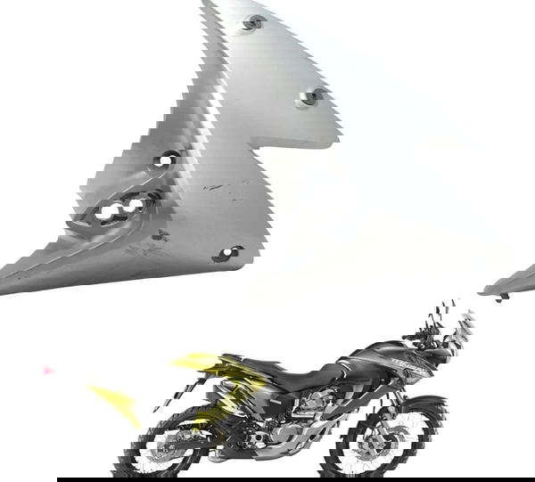 Bananinha Farol Direita C/ Deta Honda Xl 700v Transalp 11-14 Cinza