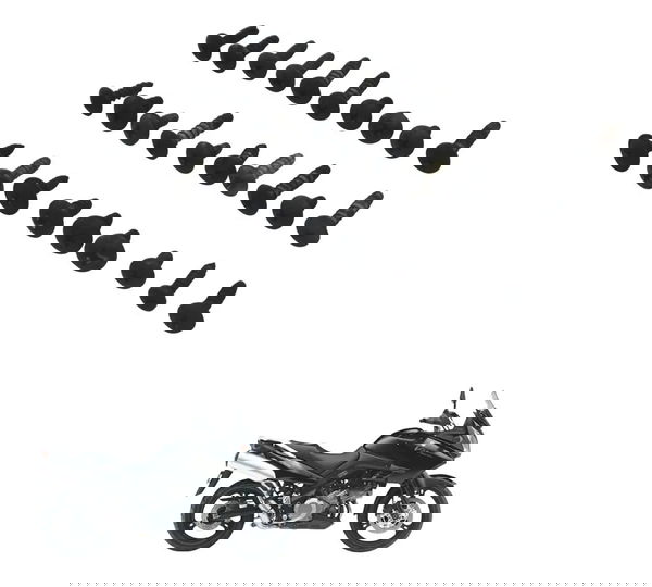 Kit Parafuso Soberbos Suzuki Dl 1000 V-strom 05-11 Original