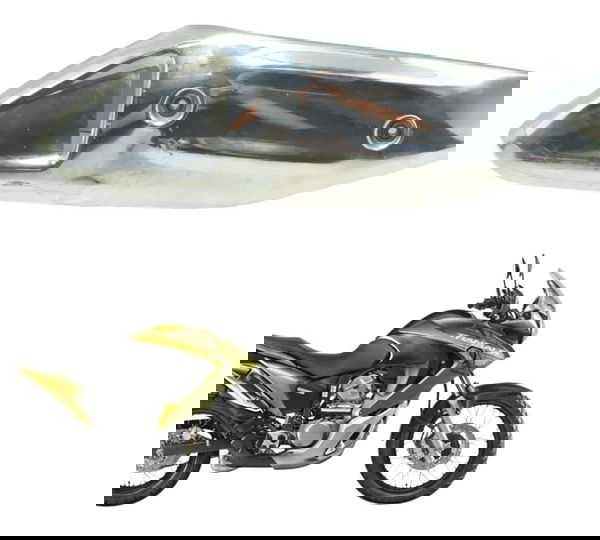 Capa Ponteira Escape C/detalhes Honda Xl 700v Transalp 11-14