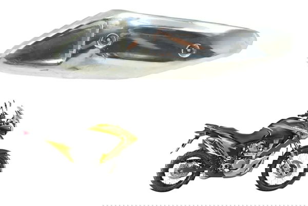 Capa Ponteira Escape C/detalhes Honda Xl 700v Transalp 11-14