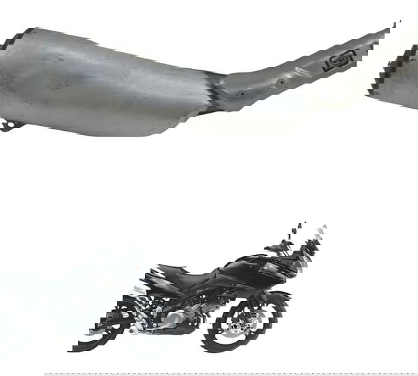 Ponteira Escape Esq C/ Avar Suzuki Dl 1000 V-strom 05-11