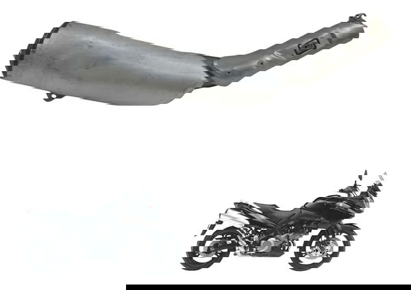 Ponteira Escape Esq C/ Avar Suzuki Dl 1000 V-strom 05-11