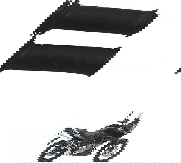 Par Manoplas Suzuki Dl 1000 V-strom 05-11 Original Preto