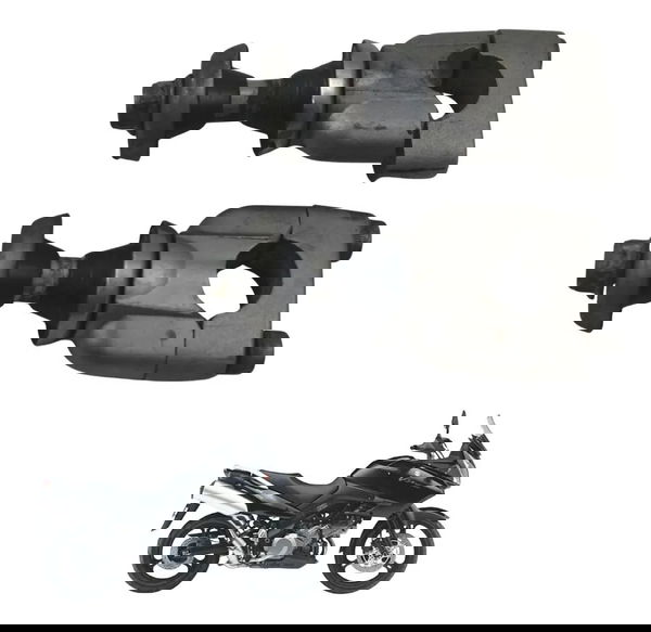 Par Riser Guidão Suzuki Dl 1000 V-strom 05-11 Original Cinza