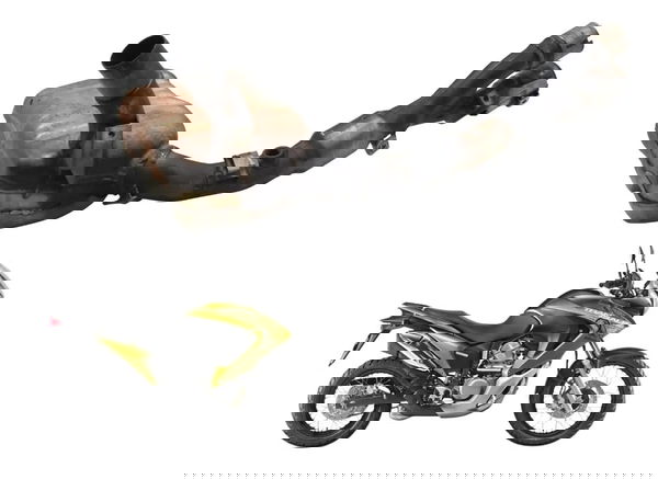 Curva Escape Catalisador C/ Det Honda Xl 700v Transalp 11-14