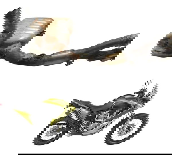 Curva Escape Catalisador C/ Det Honda Xl 700v Transalp 11-14